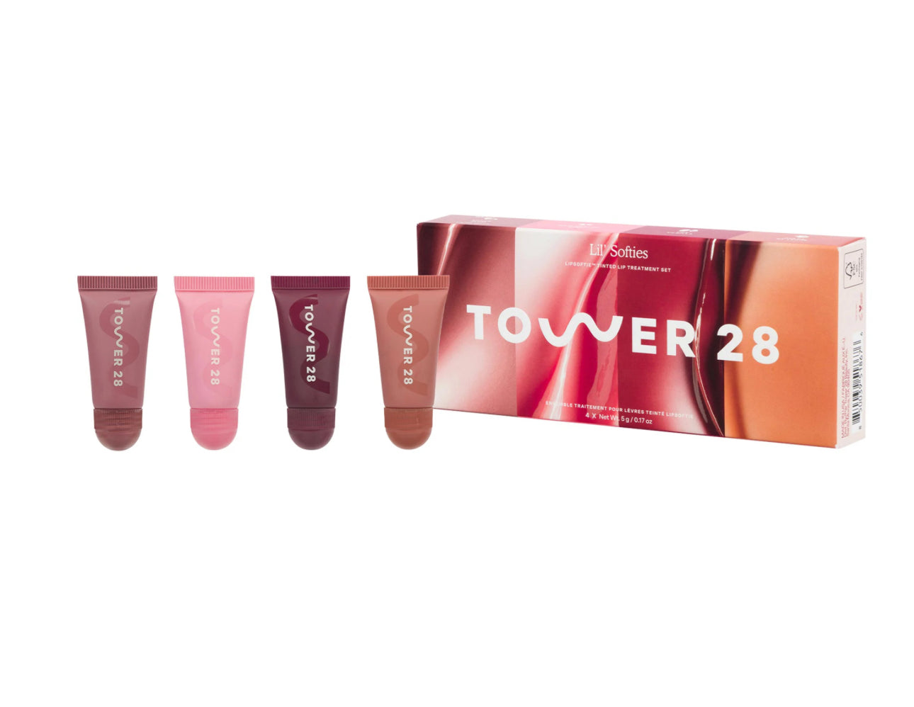 Tower 28 Beauty
Mini Lil Softies Tinted Lip Treatment Set