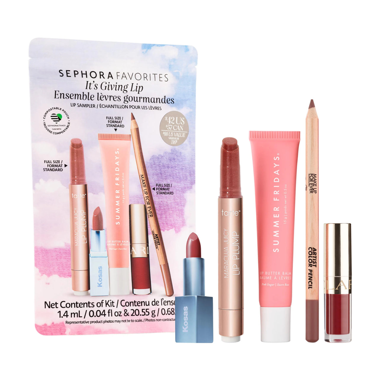 It's Giving Lip Value Set - Sephora’s favorite (Limited Edition)