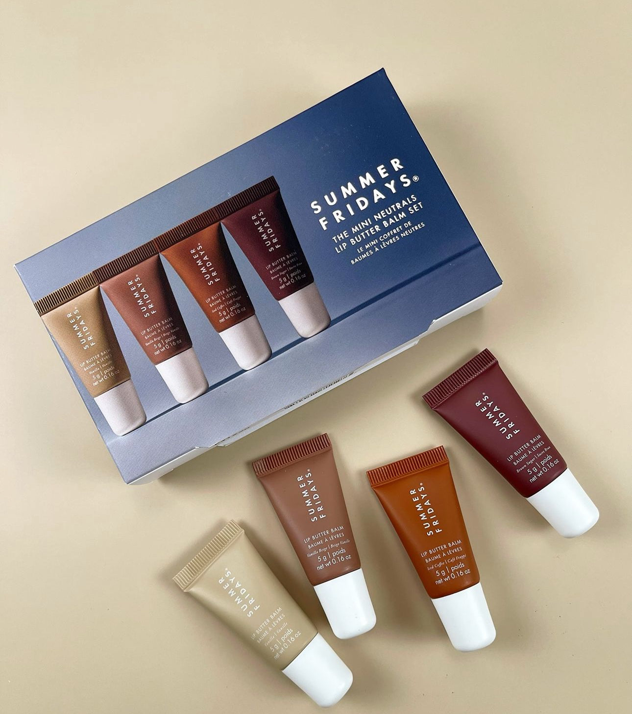 Summer Fridays
The Mini Neutrals Lip Butter Balm Set