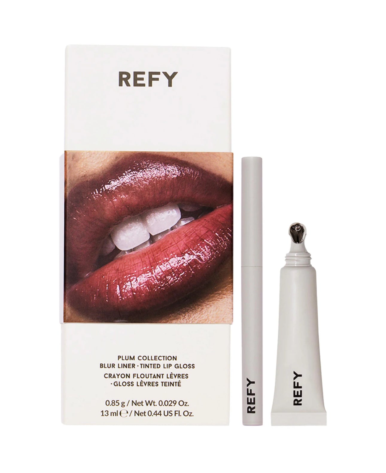 REFY
Plum Lip Liner and Gloss Collection